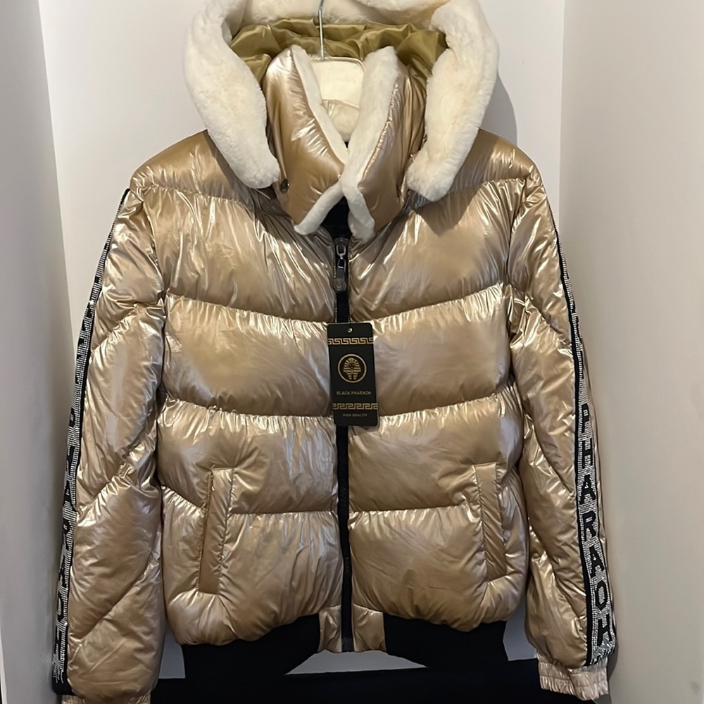 NWT Black Pharaoh puffer jacket XL coat
